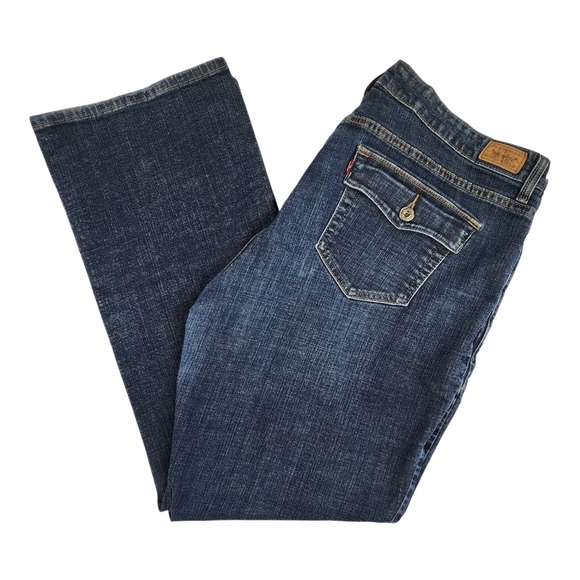 Levi’s 512 Perfectly Shaping Boot Cut Jeans Women Plus Size 22W Medium Wash - Picture 1 of 10